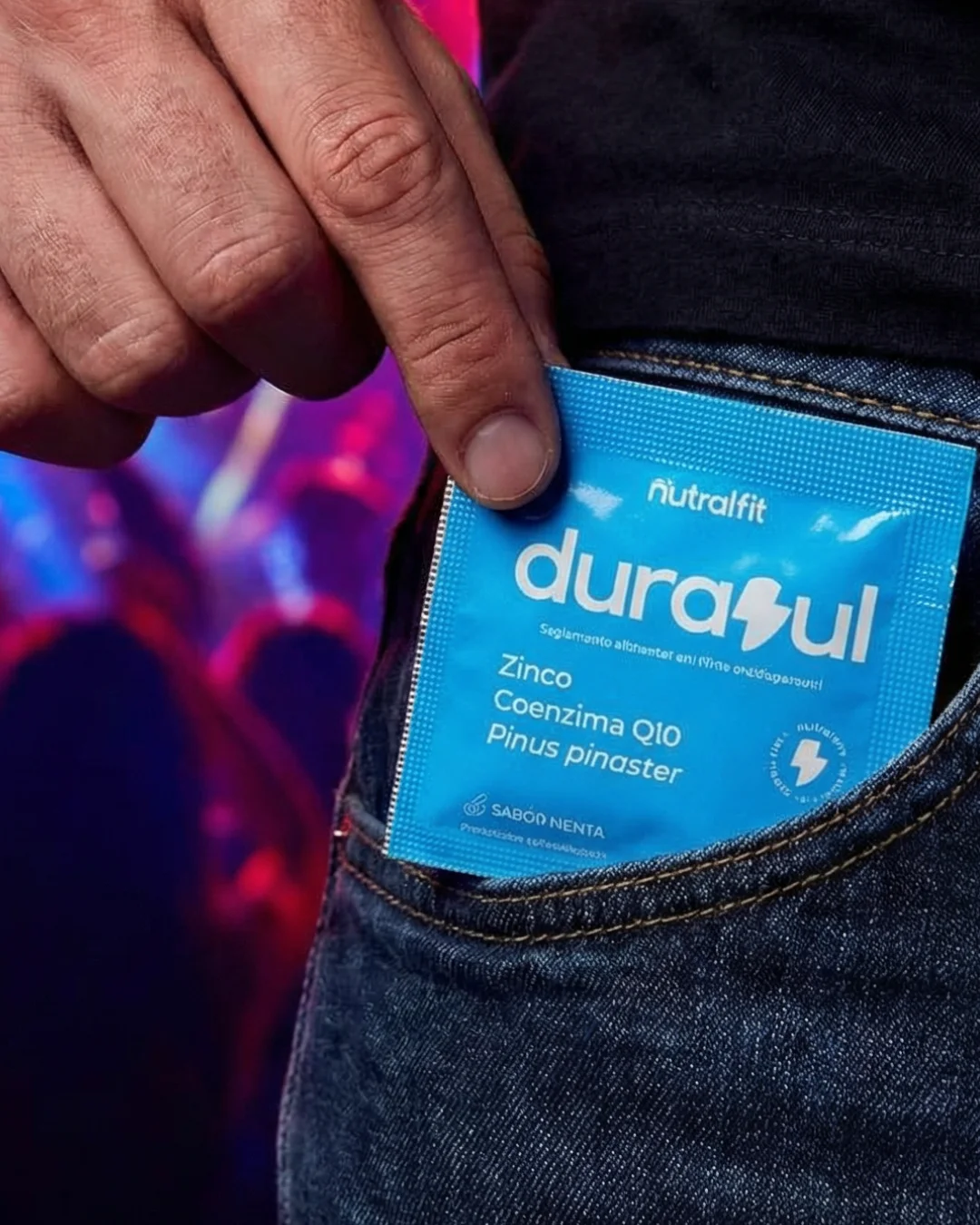Aplicação da fita adesiva sublingual Durazul